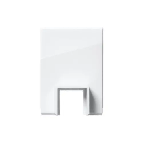 Gira 106903 kabelinvoer adapter voor kanaal 15 x 15 mm Systeem 55 wit glans