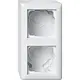 Gira 106203 opbouwbak inclusief afdekraam 2-voudig Standaard 55 wit glans