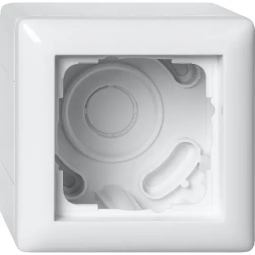 Gira 106103 opbouwbak inclusief afdekraam 1-voudig Standaard 55 wit glans