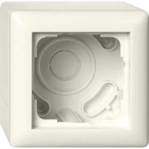Gira 106101 opbouwbak inclusief afdekraam 1-voudig Standaard 55 creme glans