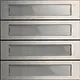 Gira 5534914 belknopmod. 4-v System 106 edelstaal V4A
