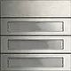 Gira 5533914 belknopmod. 3-v System 106 edelstaal V4A