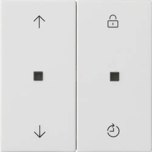Gira 549227 eNet RF bedieningselement Memory met pijlsymbolen Systeem 55 wit mat