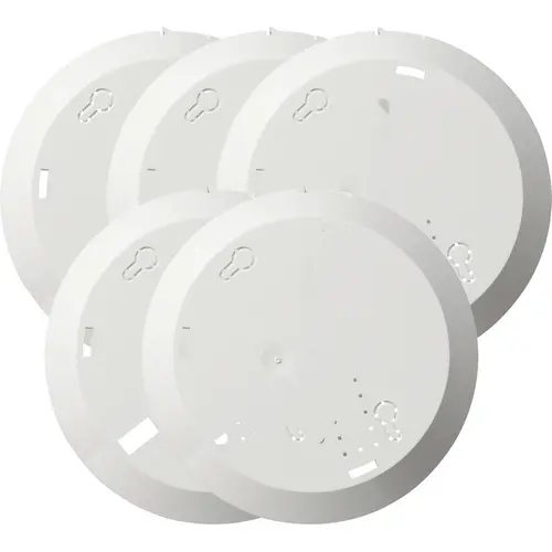 Gira 845000 montageplaten voor rookmelder Dual Q set van 5 stuks