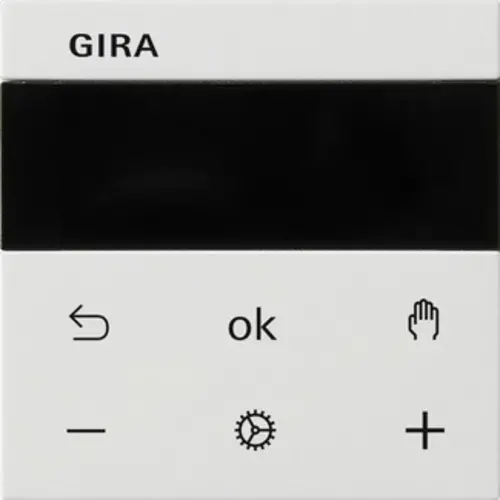 Gira 539403 Systeem 3000 thermostaatknop Bluetooth Systeem 55 wit glans