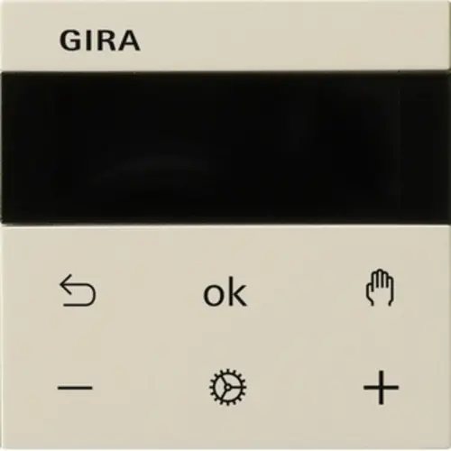 Gira 539401 Systeem 3000 thermostaatknop Bluetooth Systeem 55 creme glans