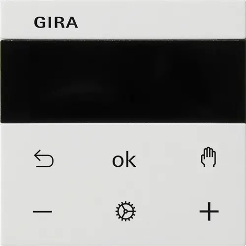 Gira 539303 Systeem 3000 thermostaatknop Systeem 55 wit glans