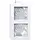 Gira 105229 opbouwbak 2-voudig inclusief afdekraam E2 wit glans