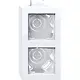 Gira 105229 opbouwbak 2-voudig inclusief afdekraam E2 wit glans