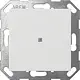 Gira 517103 drukcontact met schakelwip 1-voudig zuiver wit glans voor Gira One en KNX systeem