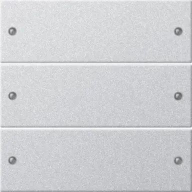 Gira 218326 wippenset 3-voudig Tastsensor 3 aluminium mat gelakt