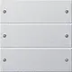 Gira 218326 wippenset 3-voudig Tastsensor 3 aluminium mat gelakt