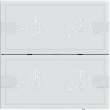 Gira 5002003 knx tastsens 2v ts4 wit