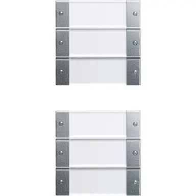 Gira 213626 bedelem bedset 6v alu knx