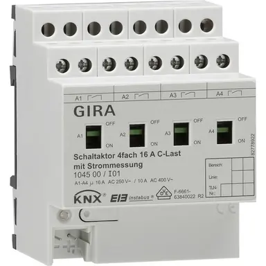 Gira 104500 schakactor 4v16ac dra knx