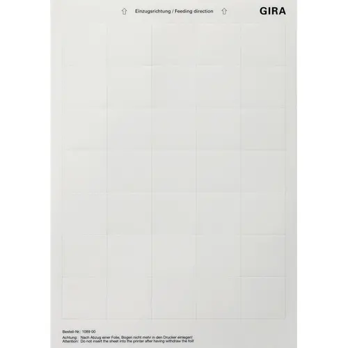 Gira 108900 tekstvel tastsens2pl knx