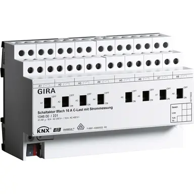 Gira 104600 schakactor 8v16ac dra knx
