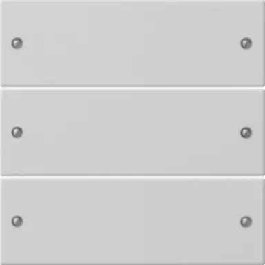 Gira 2183015 wippenset 3-voudig Tastsensor 3 grijs mat gelakt