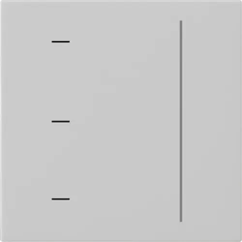 Gira 5365015 touch dimmerknop Systeem 3000 tastdimmer Systeem 55 grijs mat