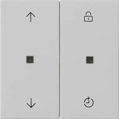 Gira 5363015 Systeem 3000 Memory bedieningselement met pijlsymbolen Systeem 55 grijs mat