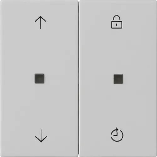 Gira 5363015 Systeem 3000 Memory bedieningselement met pijlsymbolen Systeem 55 grijs mat