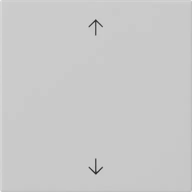 Gira 5361015 Systeem 3000 jaloezie/tastdimmerknop met pijlen Systeem 55 grijs mat