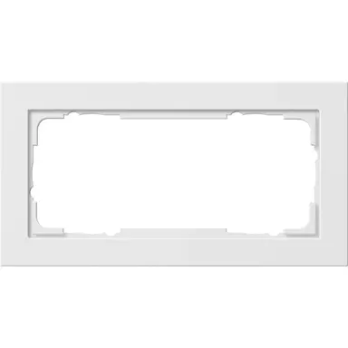 Gira 100237 afdekraam 2-voudig zonder middenstijl E2 grijs mat