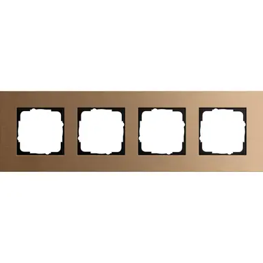 Gira 021438 afdekraam 4-voudig Esprit brons