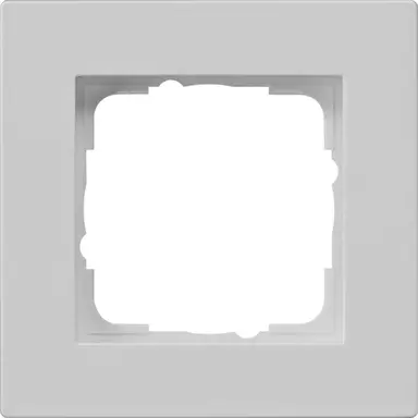 Gira 0211375 afdekraam 1-voudig E2 vlak grijs mat