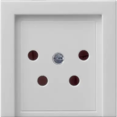 Gira 0279015 centraalplaat telefoon KPN 4-polig Systeem 55 grijs mat