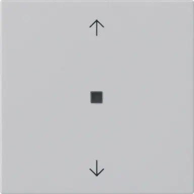 Gira 5494015 eNet RF bedieningselement-opzetstuk met pijlsymbolen Systeem 55 grijs mat