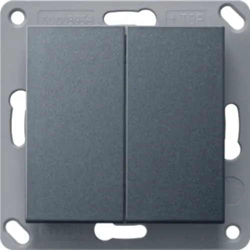 Gira 246228 Bluetooth wandzender 2-voudig Systeem 55 antraciet mat