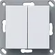 Gira 246203 Bluetooth wandzender 2-voudig Systeem 55 wit glans