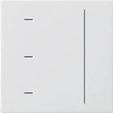 Gira 536503 touch dimmerknop Systeem 3000 tastdimmer Systeem 55 wit glans