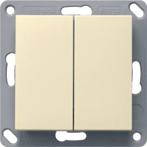 Gira 246201 Bluetooth wandzender 2-voudig Systeem 55 creme glans
