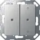Gira 5175600 KNX drukcontact 2-voudig Systeem 55 edelstaal