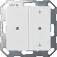 Gira 517527 KNX drukcontact 2-voudig Systeem 55 wit mat