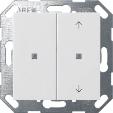 Gira 517503 KNX drukcontact 2-voudig Systeem 55 wit glans