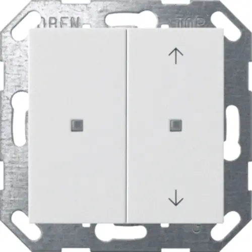Gira 517503 KNX drukcontact 2-voudig Systeem 55 wit glans