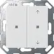 Gira 517503 KNX drukcontact 2-voudig Systeem 55 wit glans