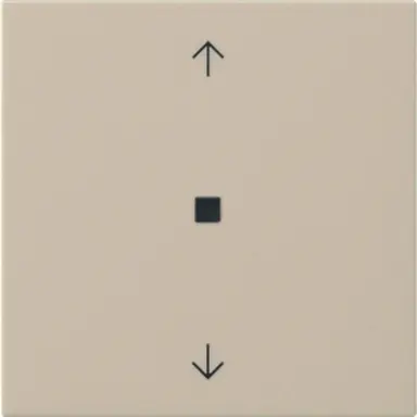 Gira 510501 KNX RF bedieningselement-opzetstuk pijlen Systeem 55 creme glans