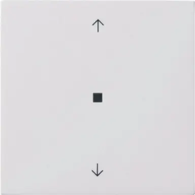 Gira 5105112 KNX RF bedieningselement-opzetstuk pijlen F100 wit glans