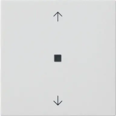 Gira 510527 KNX RF bedieningselement-opzetstuk pijlen Systeem 55 wit mat