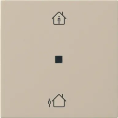 Gira 510601 KNX RF bedieningselement-opzetstuk verwarmingsmodus Systeem 55 creme glans