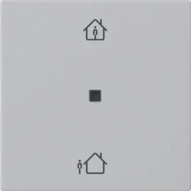 Gira 5106015 KNX RF bedieningselement-opzetstuk verwarmingsmodus Systeem 55 grijs mat