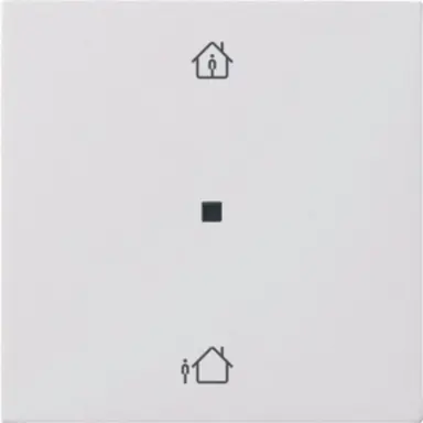 Gira 5106112 KNX RF bedieningselement-opzetstuk verwarmingsmodus F100 wit glans