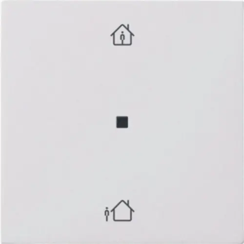 Gira 5106112 KNX RF bedieningselement-opzetstuk verwarmingsmodus F100 wit glans