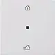 Gira 5106112 KNX RF bedieningselement-opzetstuk verwarmingsmodus F100 wit glans