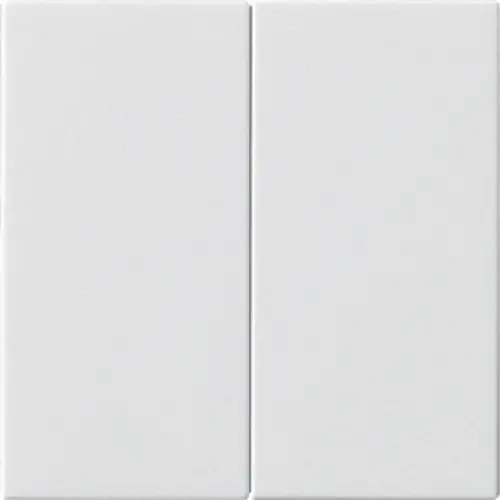 Gira 537003 losse 2-voudige reservewippen zonder opdruk voor Systeem 3000 bedieningselementen Systeem 55 wit glans