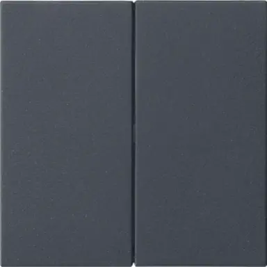 Gira 537028 losse 2-voudige reservewippen zonder opdruk voor Systeem 3000 bedieningselementen Systeem 55 antraciet mat